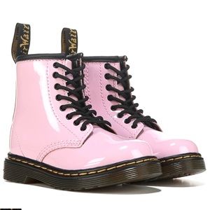 Dr Martens pink boots kids size 4 US